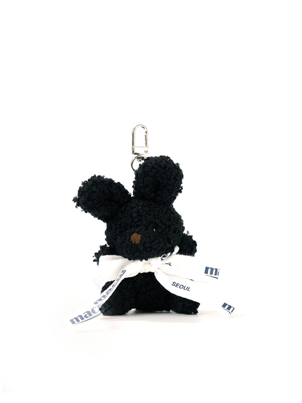 MINI RABBIT KEYRING_BLACK