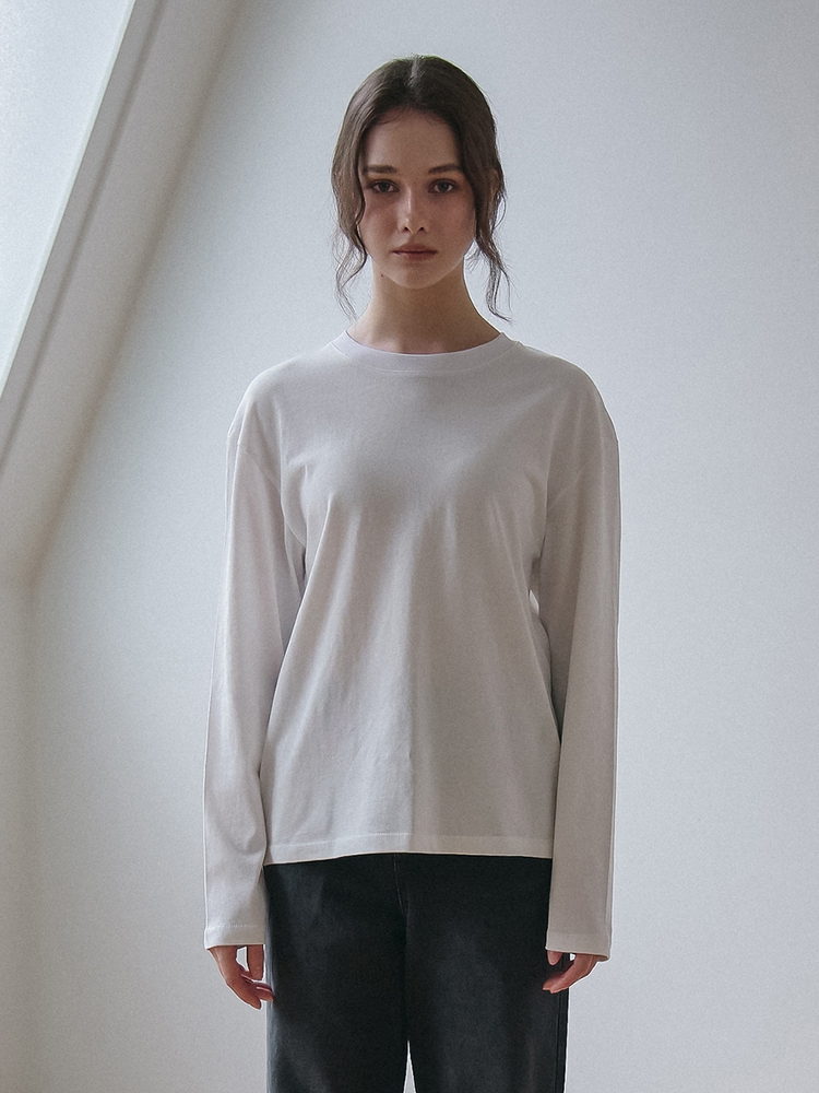 [2PACK] BASIC LONG SLEEVES T-SHIRT_2COLOR