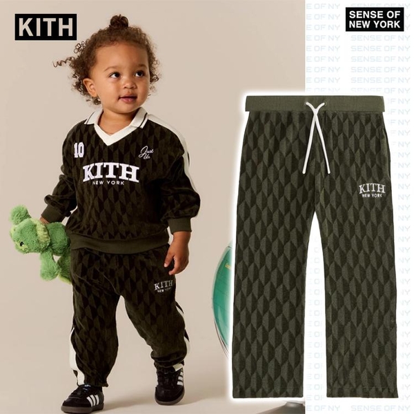 [해외] KITH 키즈 벨루어 넬슨 III 스웨트 팬츠