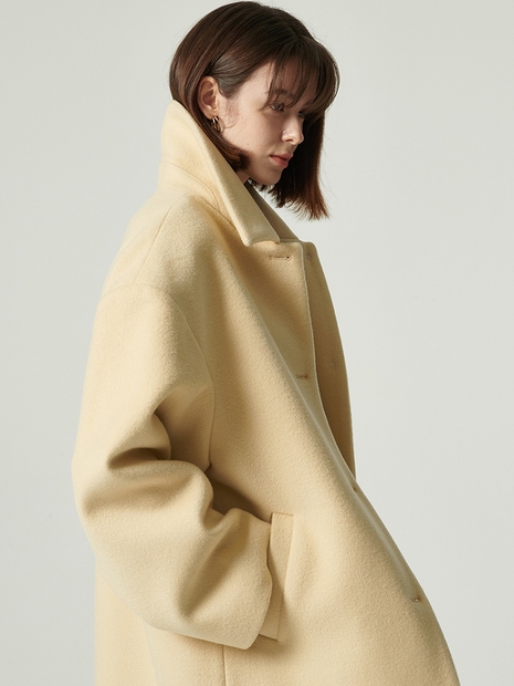 CLARE Cashmere Coat (French Vanilla)