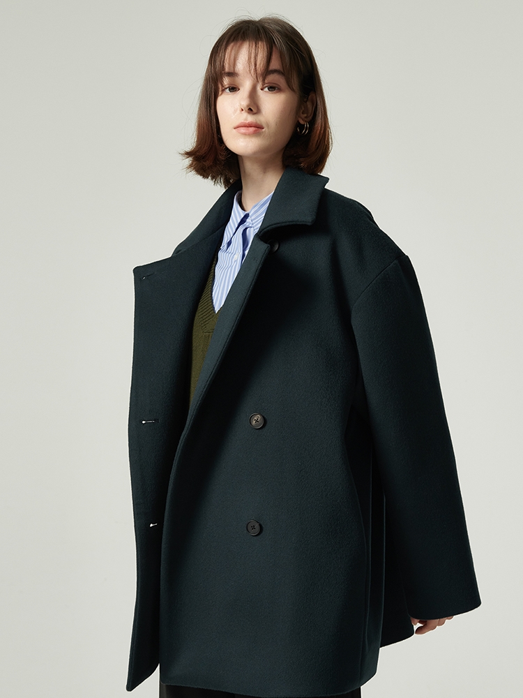 SAINT Cashmere Coat (Shadow of Forest)