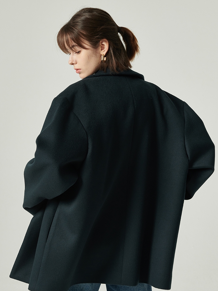 SAINT Cashmere Coat (Shadow of Forest)