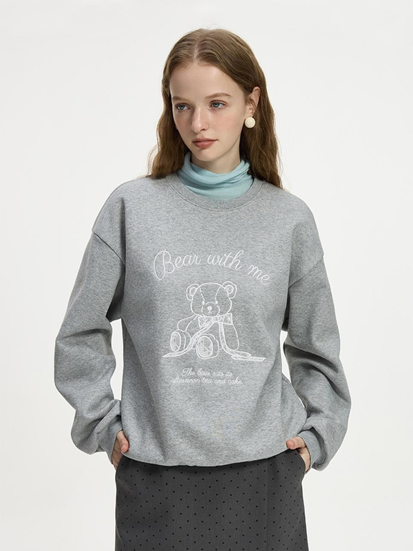 WD_Teddy bear embroidery sweater