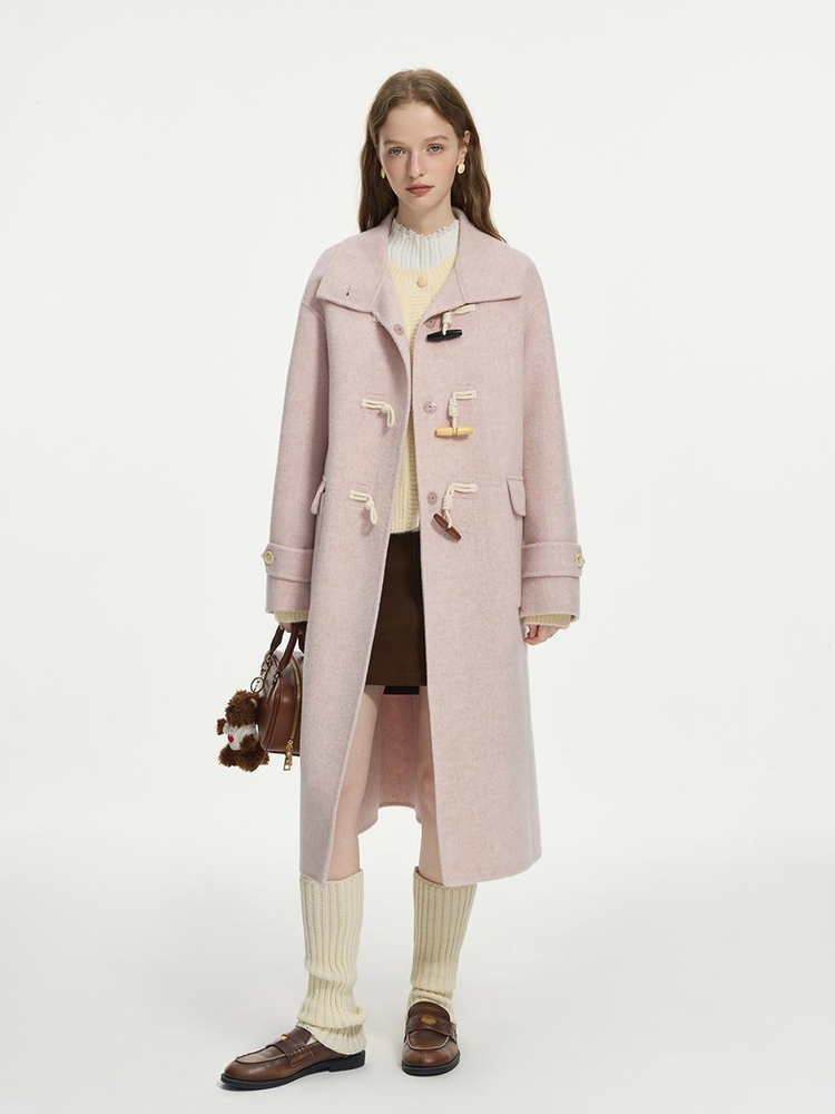 12/04예약배송_WD_Horn button stand collar coat_PINK