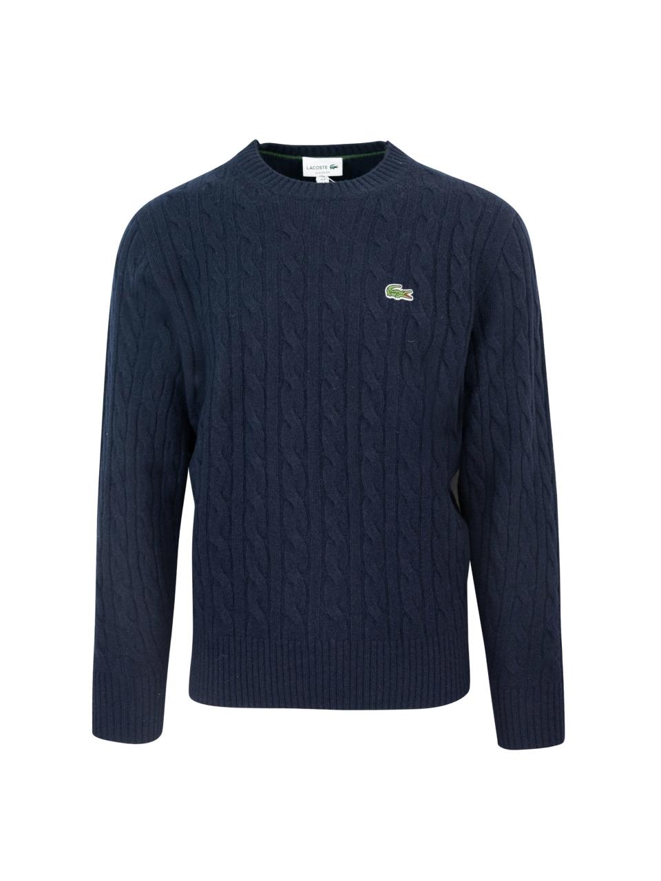 Lacoste sweater blue discount