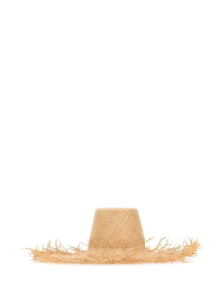 루슬란바킨스키 SS24 RUSLAN BAGINSKIY HATS PNMSTRBHRSRB NATURALSTRAW Beige o Tan