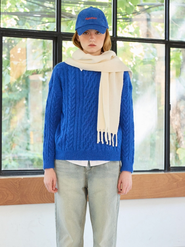 JUICY ROUND KNIT / BLUE