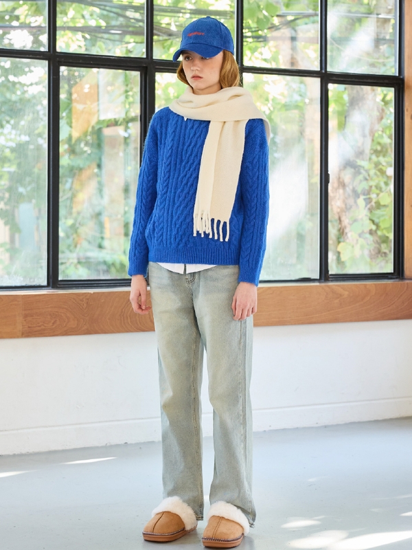 JUICY ROUND KNIT / BLUE