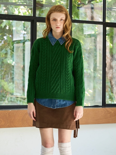 JUICY ROUND KNIT / GREEN