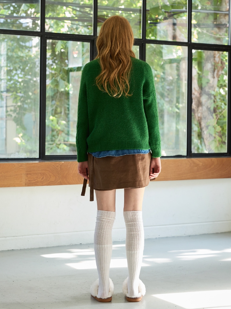 JUICY ROUND KNIT / GREEN