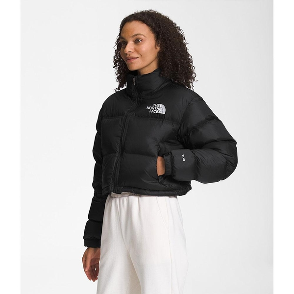 노스페이스 여성 눕시 Nuptse 숏 패딩 자켓 TNF Black