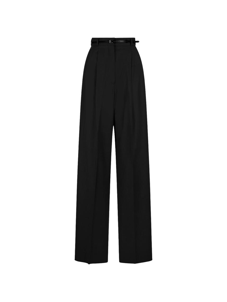 스포트막스 FW24 Kiens Oversize Black Trousers 2422136022600-KIENS12003 Black