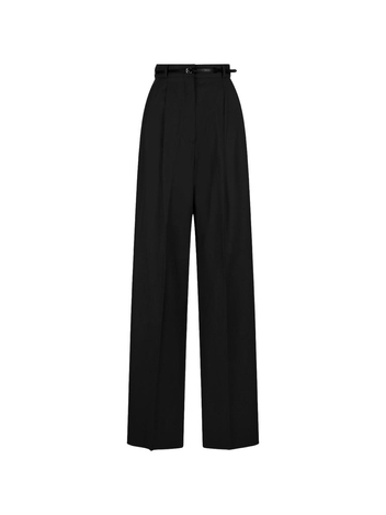 스포트막스 FW24 Kiens Oversize Black Trousers 2422136022600-KIENS12003 Black