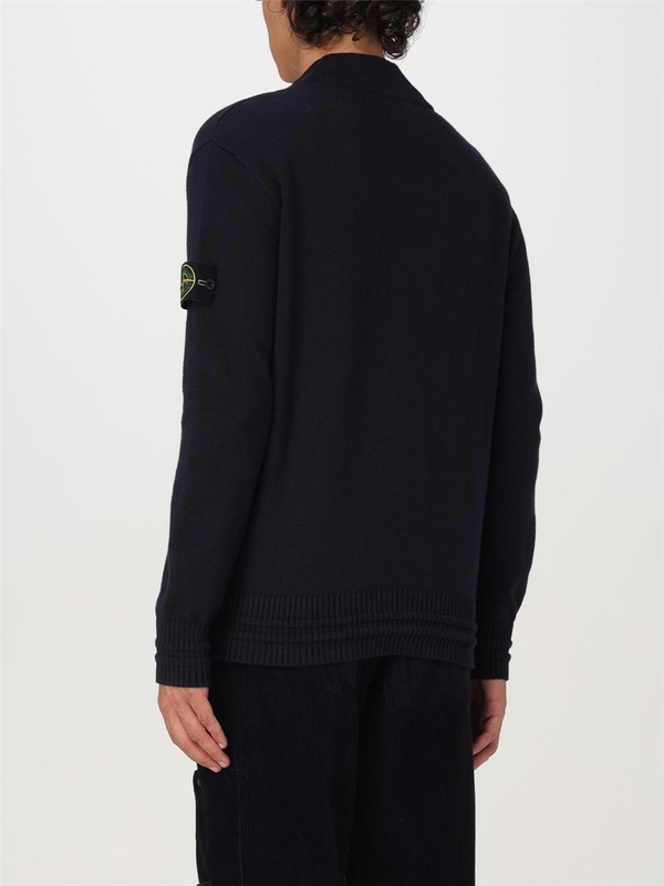 스톤아일랜드 FW24 Stone Island Cotton Cardigan 8115556A2 V0020 Navy Blue