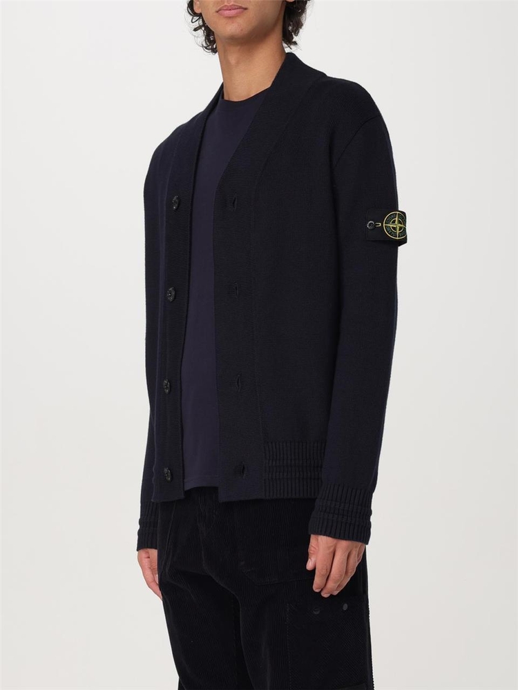 스톤아일랜드 FW24 Stone Island Cotton Cardigan 8115556A2 V0020 Navy Blue