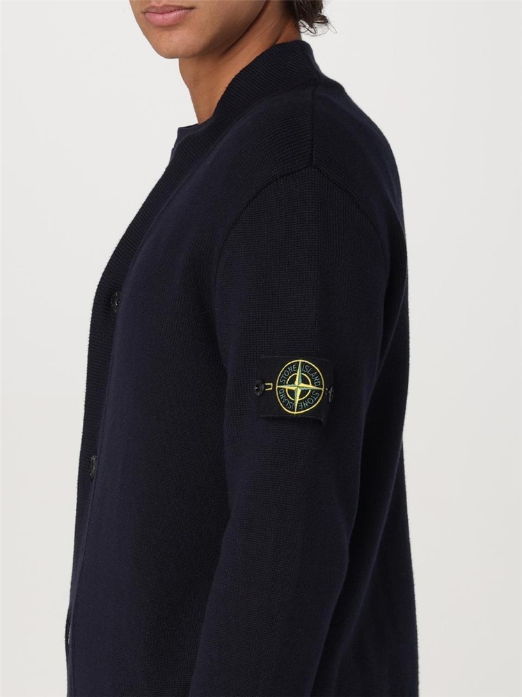 스톤아일랜드 FW24 Stone Island Cotton Cardigan 8115556A2 V0020 Navy Blue