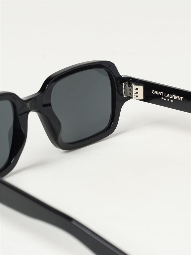 생로랑 FW24 Saint Laurent Mens Sunglasses 803723Y9956 1000 Black