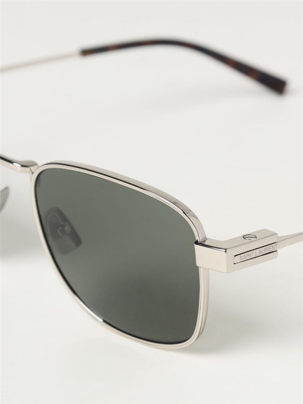 생로랑 FW24 Saint Laurent Mens Sunglasses 803736Y9969 8100 Silver