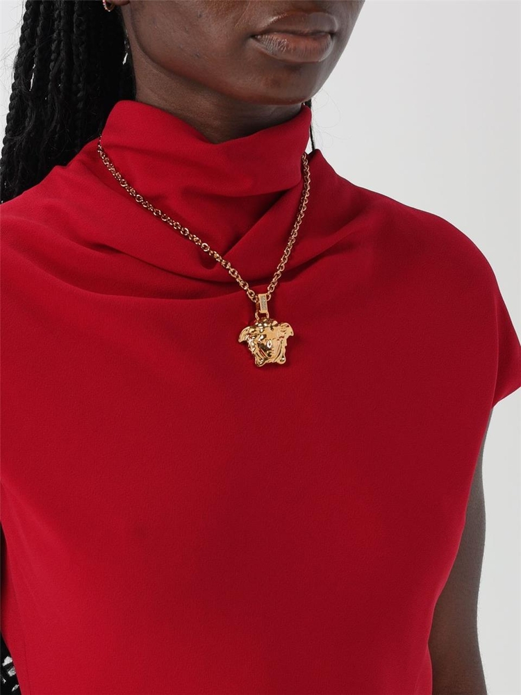 베르사체 FW24 Medusa Versace Brass Pendant Necklace DG1I125DJMX KCVO Gold