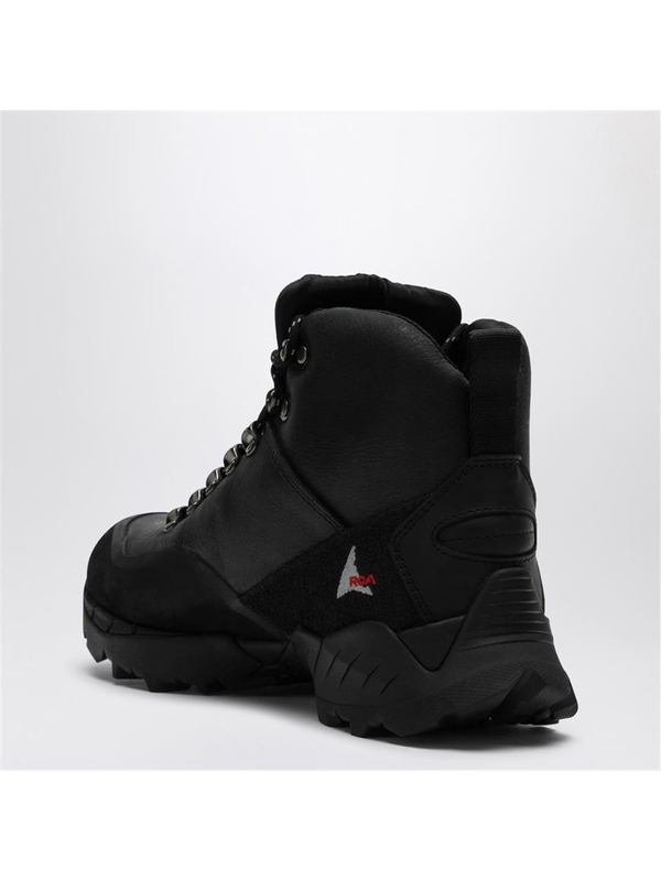 로아 FW23 ROA Andreas black lace up boot LE10NY Black