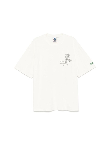 데우스 엑스 마키나 FW24 T-shirt Deus DMF241711B HAUNTOLOGY WHITE WHITE