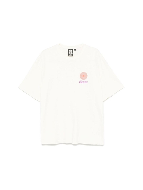 데우스 엑스 마키나 FW24 T-shirt Deus DMF241762 STRATA WHITE WHITE