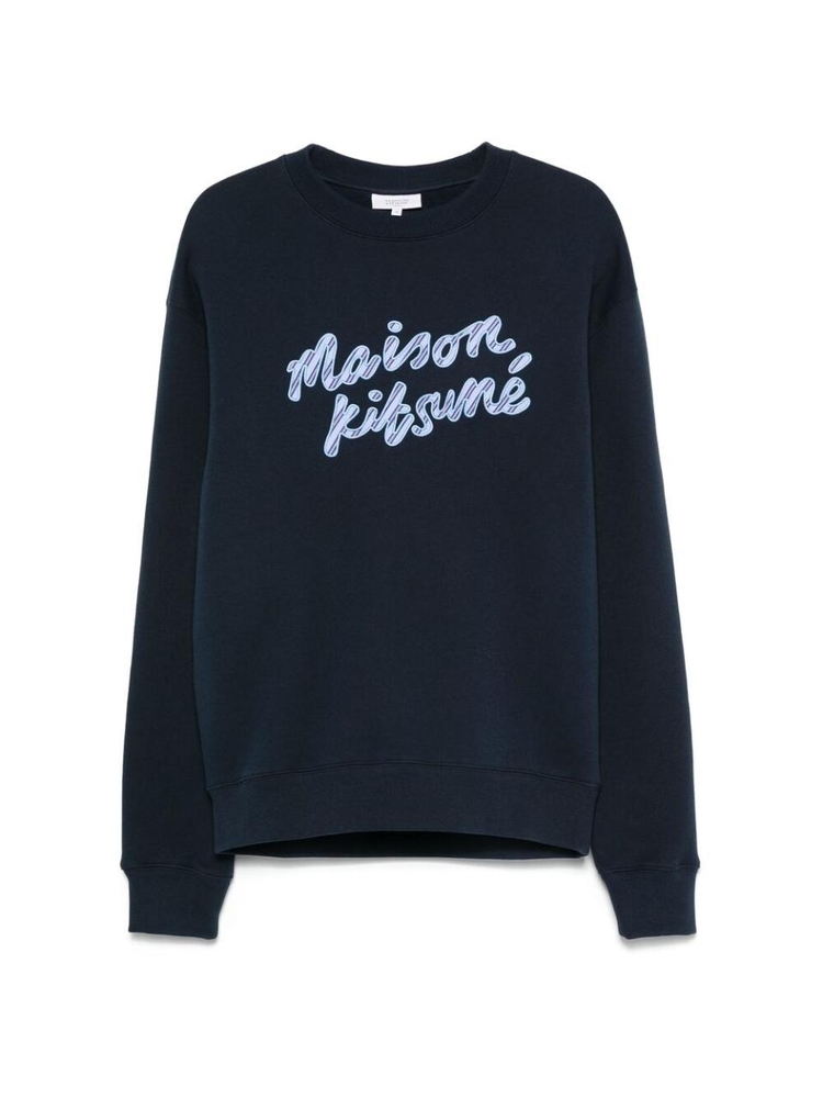 메종키츠네 FW24 Sweatshirt Maison Kitsune NM00310KM0307  NAVY BLUE