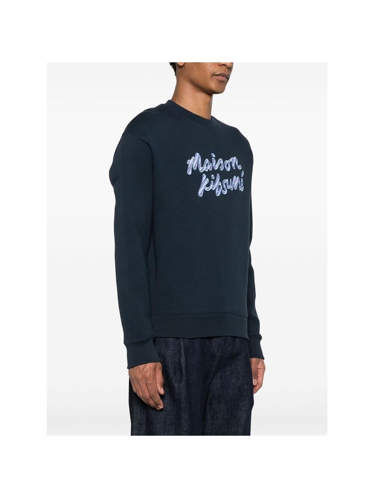 메종키츠네 FW24 Sweatshirt Maison Kitsune NM00310KM0307  NAVY BLUE