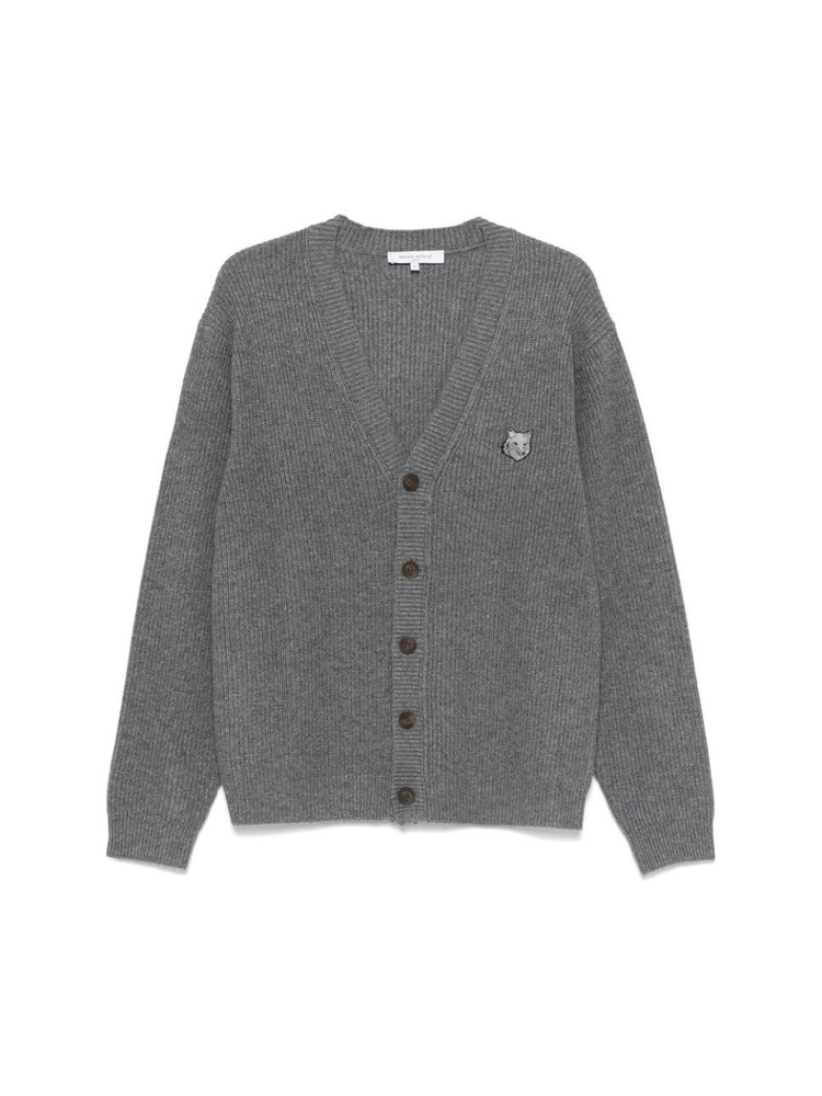 메종키츠네 FW24 Sweater Maison Kitsune NM00501KT1093  MGRME GREY