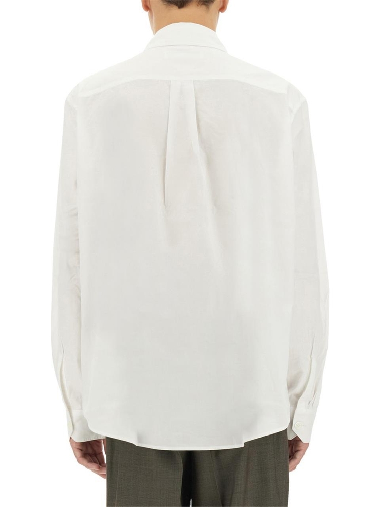 아워레가시 FW24 OUR LEGACY Mens shirt M4242BWP_WHITELIQUIDPOPLIN WHITE