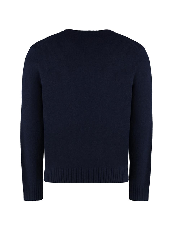 폴로 랄프로렌 FW24 Crew-neck wool sweater 710946138_001 blue