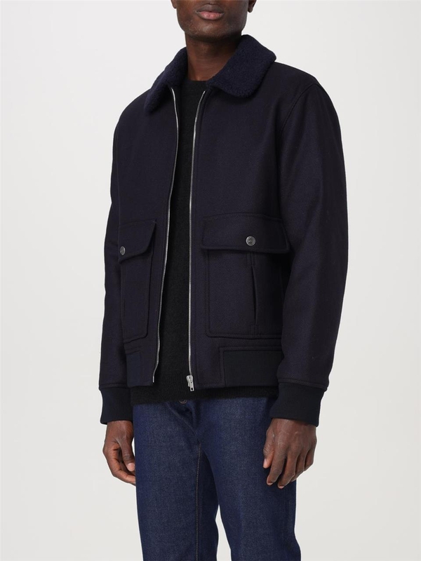 아페쎄 FW24 Mens apc jacket WVBDEH02761 IAK Blue