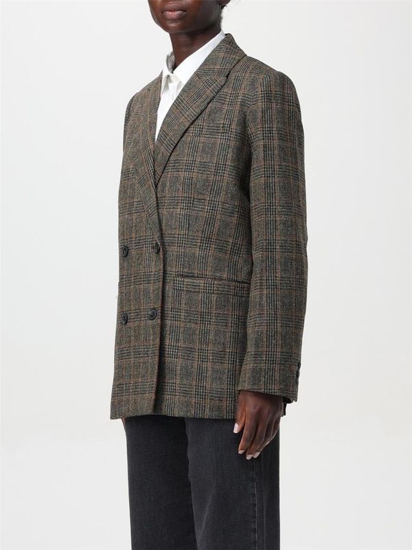 아페쎄 FW24 Apc double-breasted blazer in virgin wool WVBCTF03212 CAA Brown