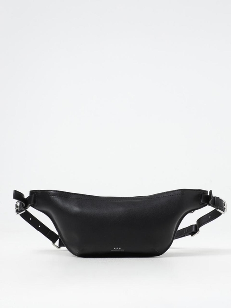 아페쎄 FW24 Apc Faux Leather Bum Bag PUAATH62223 LZZ Black