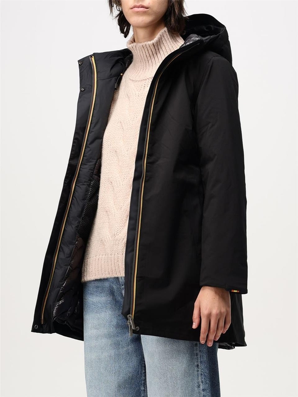  FW24 Womens K-way Jacket K5136DW AT0 Black