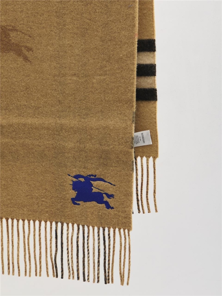 버버리 FW24 Cashmere reversible scarf 8094710_B9719 BEIGE