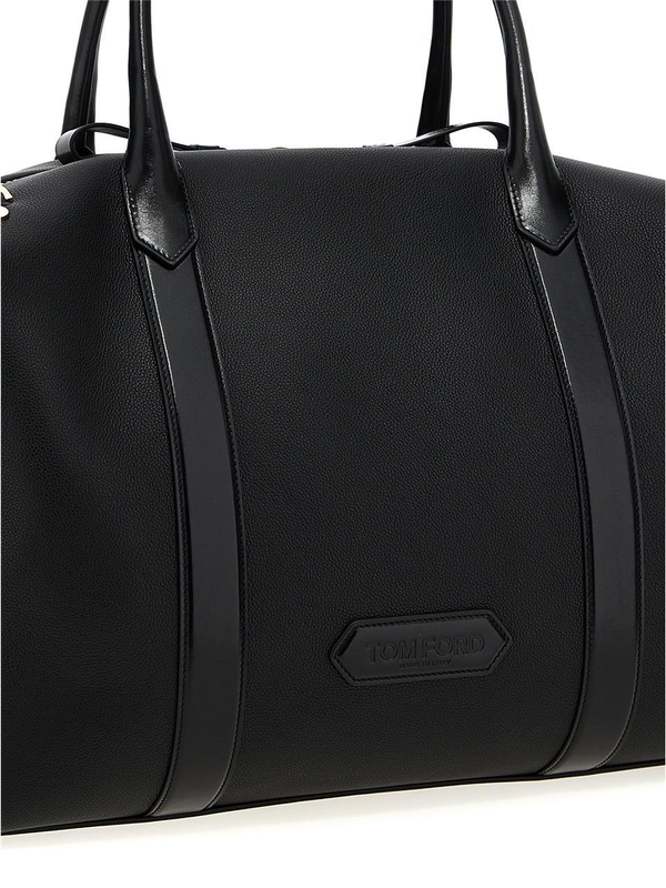 톰 포드 FW24 Leather travel bag H0617LCL376G1N001 Black