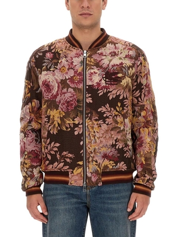 에트로 FW23 FLORAL PRINT BOMBER JACKET 1S383_01140100 BROWN