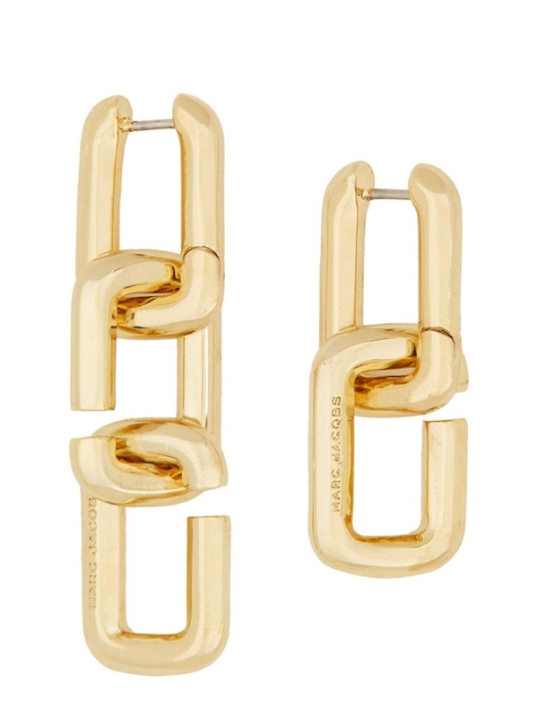 마크제이콥스 FW24 EARRINGS THE J MARC CHAIN LINK 2P3JER003J40_710 GOLD