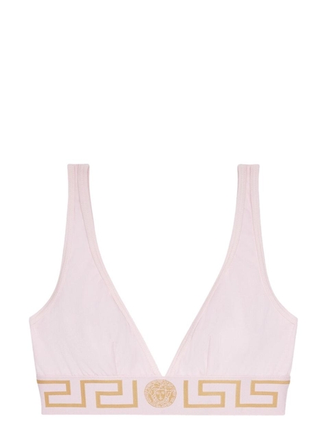 베르사체 FW23 BRALETTE WITH GREEK BORDER AUD01047_A2327411PB90 PINK