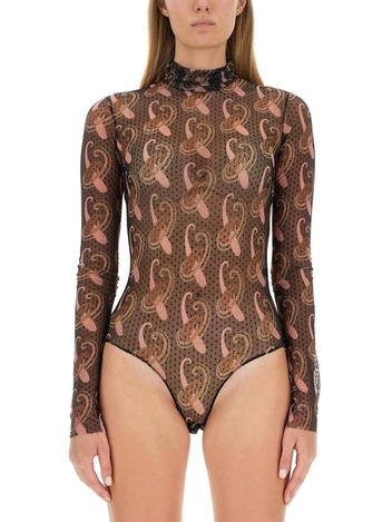 에트로 FW23 BODYSUIT WITH PAISLEY PRINT 11867_52540001 BLACK