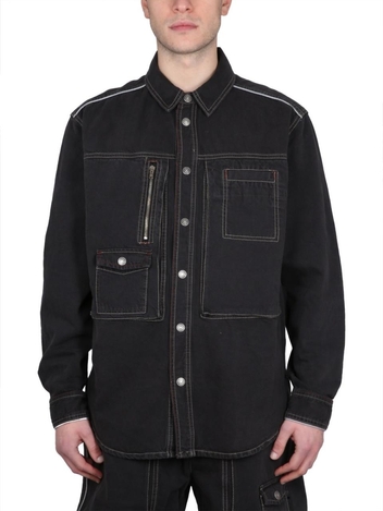 이자벨마랑 SS23 PASCUALE DENIM JACKET VE0153HA_A2H06H01BK BLACK