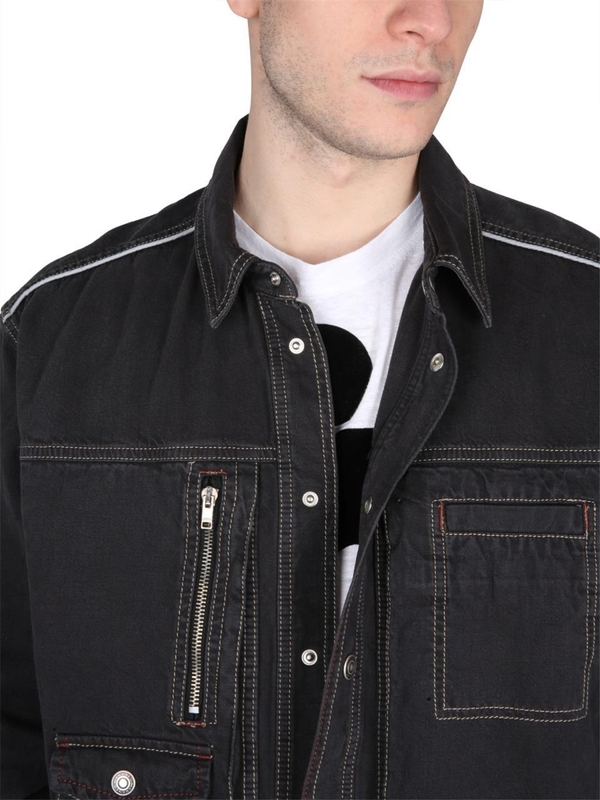 이자벨마랑 SS23 PASCUALE DENIM JACKET VE0153HA_A2H06H01BK BLACK