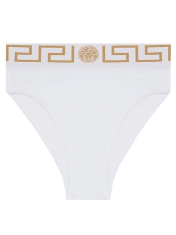 베르사체 SS24 SLIP WITH GREEK AUD01050_A232741A1001 WHITE