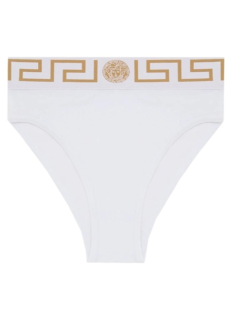 베르사체 SS24 SLIP WITH GREEK AUD01050_A232741A1001 WHITE