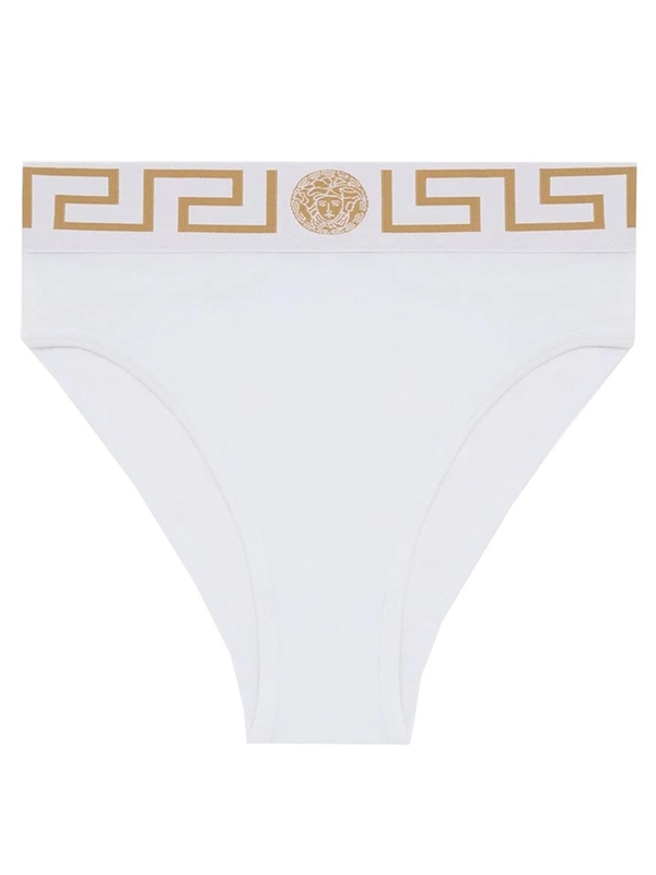 베르사체 SS24 SLIP WITH GREEK AUD01050_A232741A1001 WHITE