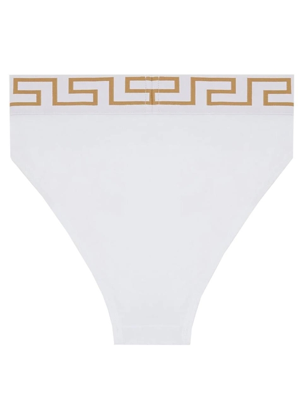 베르사체 SS24 SLIP WITH GREEK AUD01050_A232741A1001 WHITE