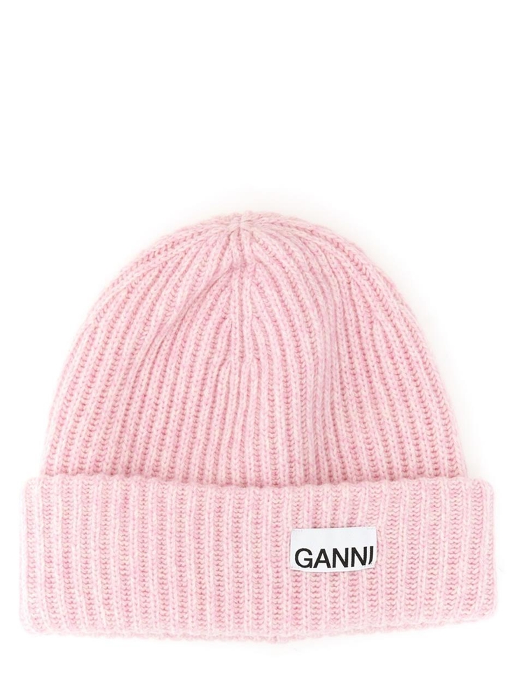 가니 FW24 BEANIE HAT A4429_395 PINK