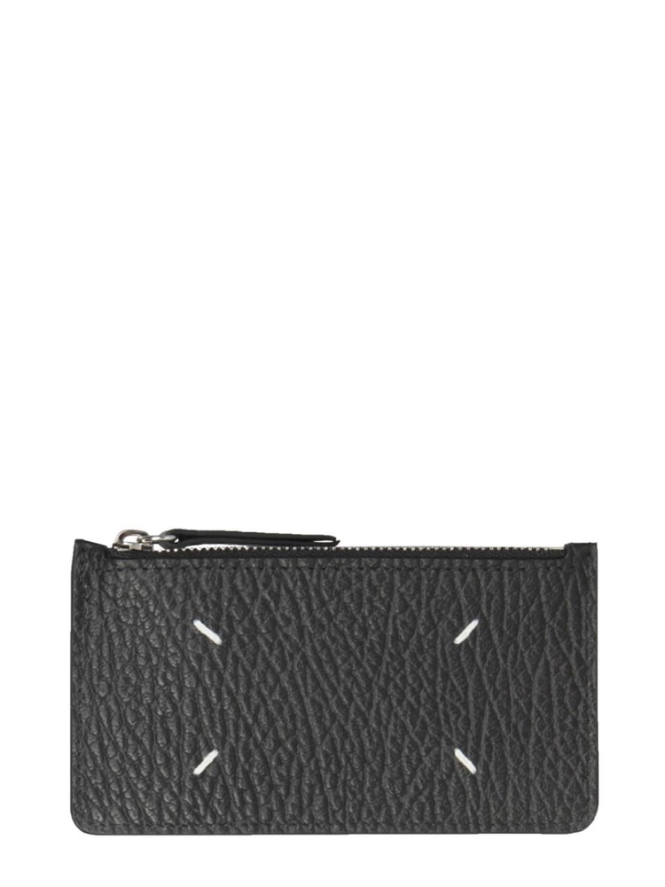 메종마르지엘라 FW24 LEATHER CARD HOLDER S56UI0143_P4455T8013 BLACK