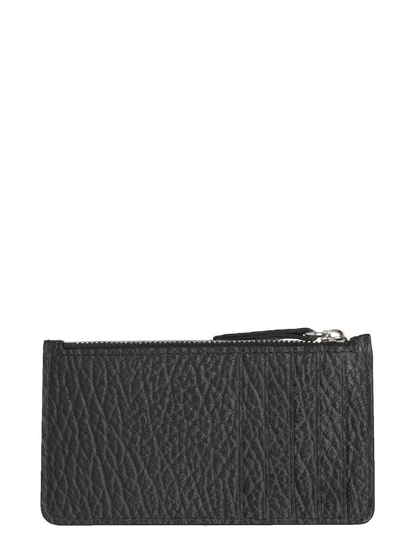 메종마르지엘라 FW24 LEATHER CARD HOLDER S56UI0143_P4455T8013 BLACK